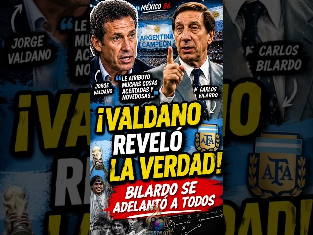 Valdano reveals why Bilardo was ahead of everyone in 1986 🇦🇷🏆