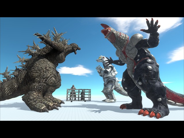 Showa Mechagodzilla team up Golza capture Evolved Godzilla. Godzilla Minus One come to recuse
