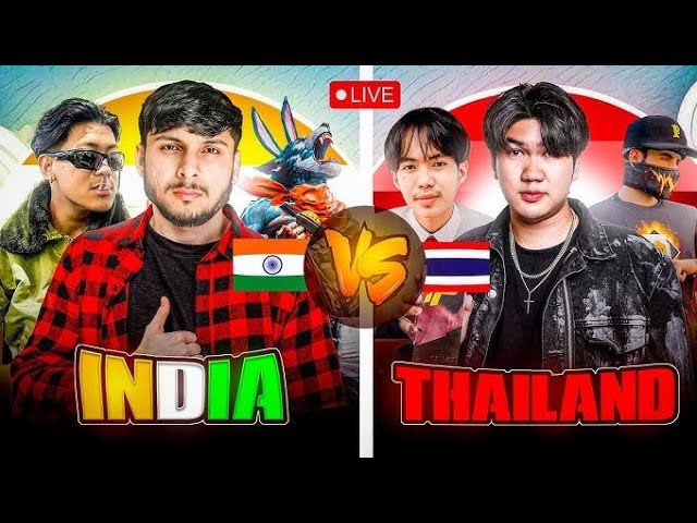 Thailand🇹🇭 team challenged⚔️ Nonstop Gaming Squad🇮🇳! Clash against best team😬