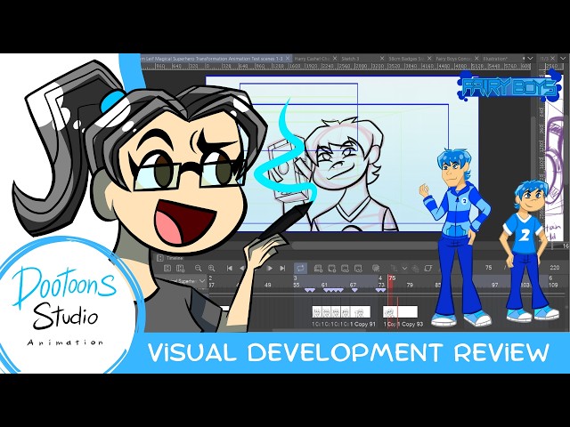 Review My Original Web Animated Series Visual Development Process (Part 2)