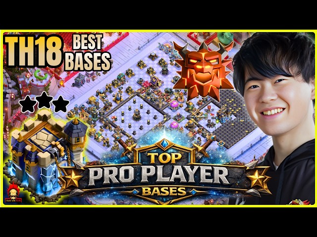 TOP 10  PRO PLAYER BASES TOWNHALL 18 BASE ! TH18 LEGEND BASES WITH LINK ! ANTI 2 STAR TH18 WAR BASE