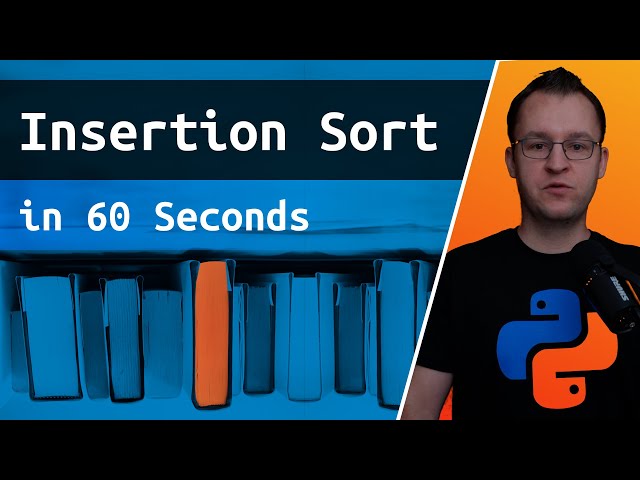 Insertion Sort in 60 Seconds (with Animation)