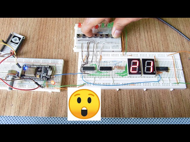 Multiplexing 7-segment displays 74LS157