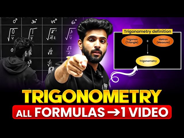 Trigonometry Formulas Yaad Nahi? 😨 | Class 10 | 1 Video = Full Revision ✅