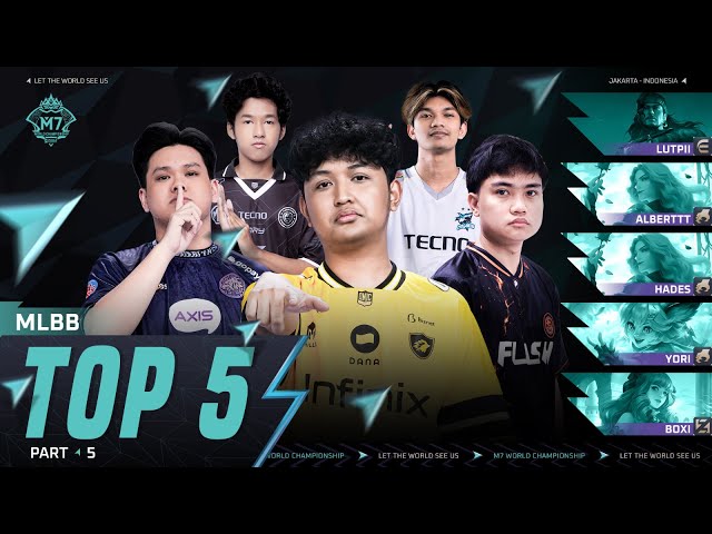Top 5 Plays of MLBB Esports 🔥 | Part 5 🎮