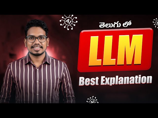 LLM Explained in Telugu | Large Language Models Explained | AI Basics in Telugu 