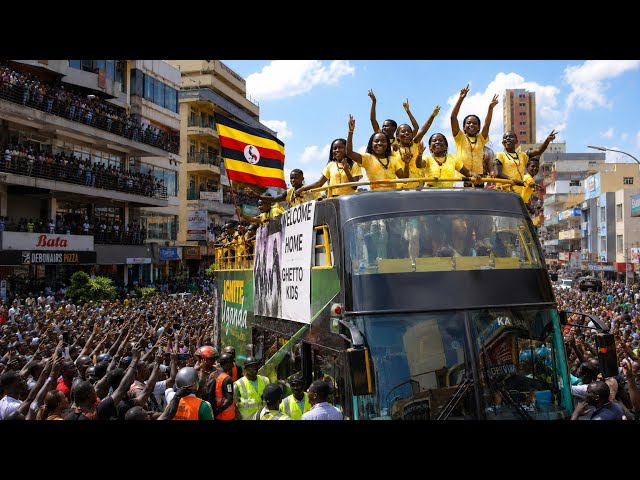 Kampala went WILD for the Ghetto kids' return from USA 🇺🇸 