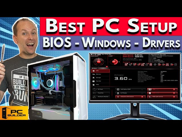 🛑 Get MAX FPS 🛑 How to Set Up PC After Build | Bios, Windows, Drivers | Best PC Setup