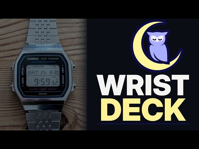 My Casio Watch Controls NixOS Now || Noctalia Plugin