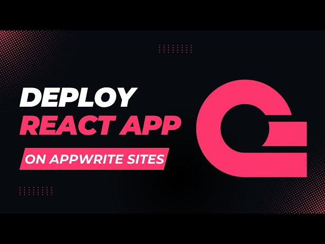 How to Deploy a React Application on Appwrite Sites in Minutes