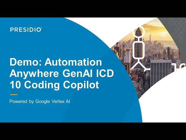 Automation Anywhere ICD10 Copilot with Vertex AI