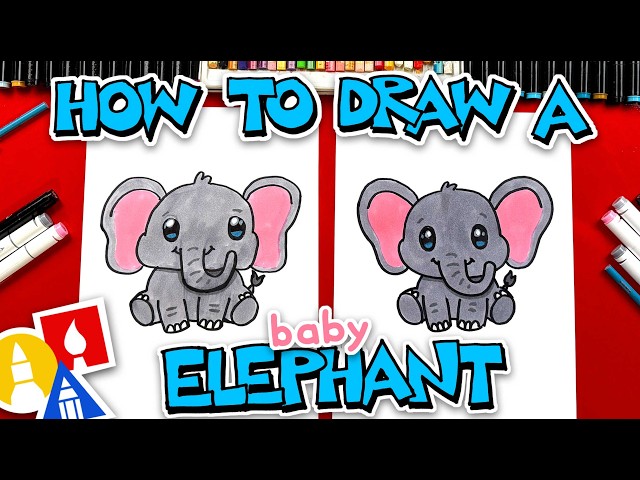 How To Draw A Baby Elephant