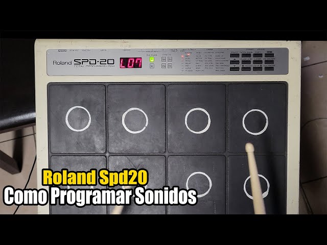Como Programar Sonidos - Octapad Roland Spd 20