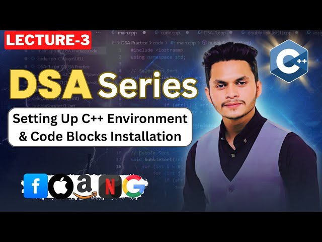 Lecture-3: Compiler & Code blocks installation | C++ Bangla Tutorial | C++ ফুল কোর্স
