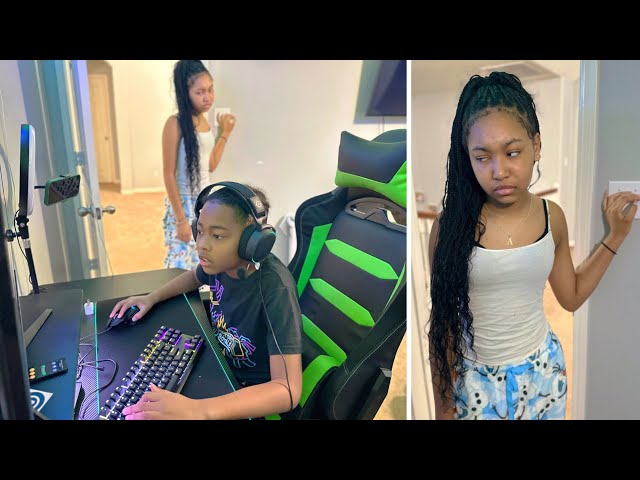 BIG SISTER Gets JEALOUS Of Brothers New Gaming PC, What Happens Is Shocking