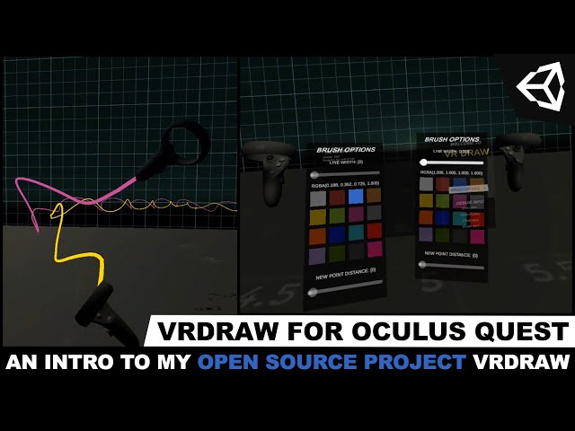 Oculus Quest Development -  An Intro To My Oculus VR Open Source Project VRDraw !