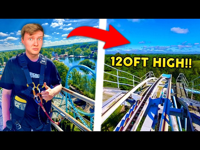I went Behind the Scenes of a UK Roller Coaster…