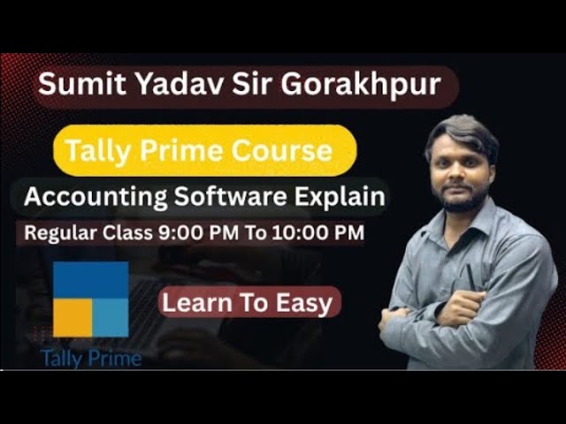 Part 25 Tally Prime Course | Bright Computer Institute | Sumit Yadav Sir