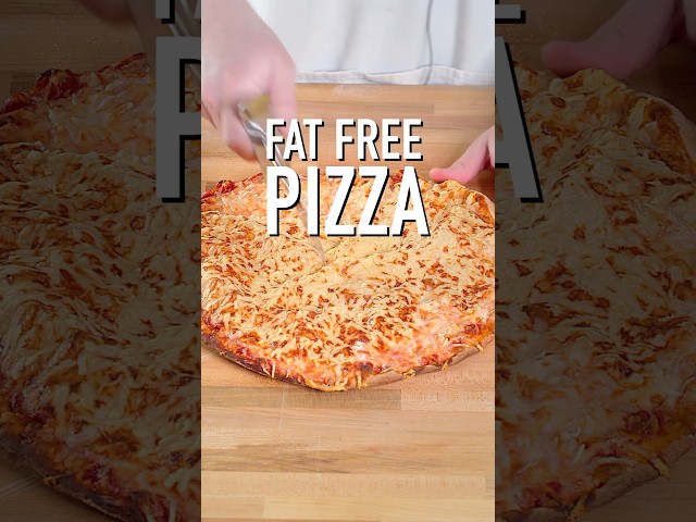 Fat Free Cheese on Pizza 🍕#shorts