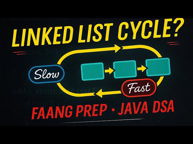 Leetcode 141. Linked List Cyclic || Java