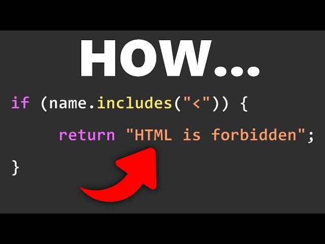 Why This One Line Of Code HACKS Any Website