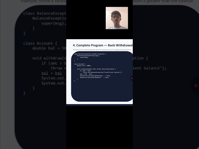 25211A05JE |OOPTJ|PRESENTATION -3 | EXCEPTIONS IN JAVA 