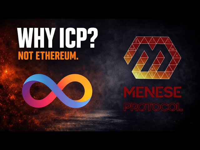 Why This Dubai MultiChain Fund Built on ICP — Not Ethereum | Menese Protocol | Mercatura - Teaser