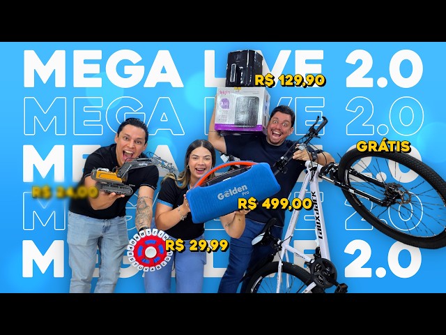 MEGA LIVE 2.0 ESPECIAL - PREÇOS DA CHINA SÓ HOJE
