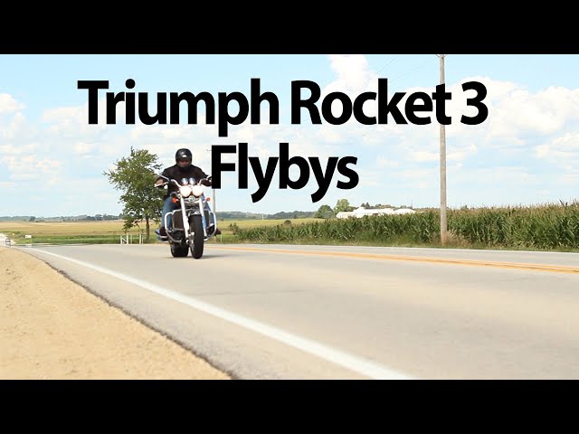 Triumph Rocket 3 Flybys (2300cc 3 Cylinder Motorcycle)