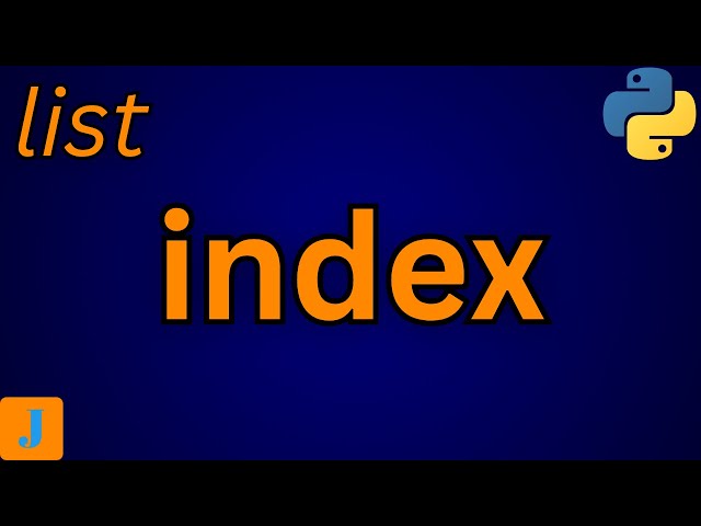 Python list index Method