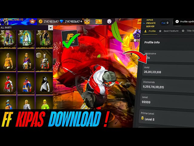 How To Download FF KIPAS Vip Beta Server ? 😲| OB54 Latest Premium Server Download 😱