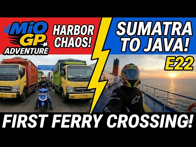 GOODBYE SUMATRA! Can my Mio GP survive the crossing? 🌊⚓(EP 22)