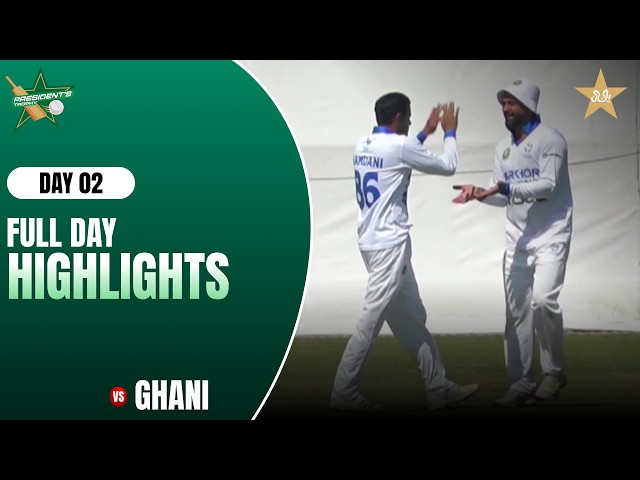 Full Day Highlights | DAY 2 | MIT Solutions v Ghani | President's Trophy Grade-I | MZK1T