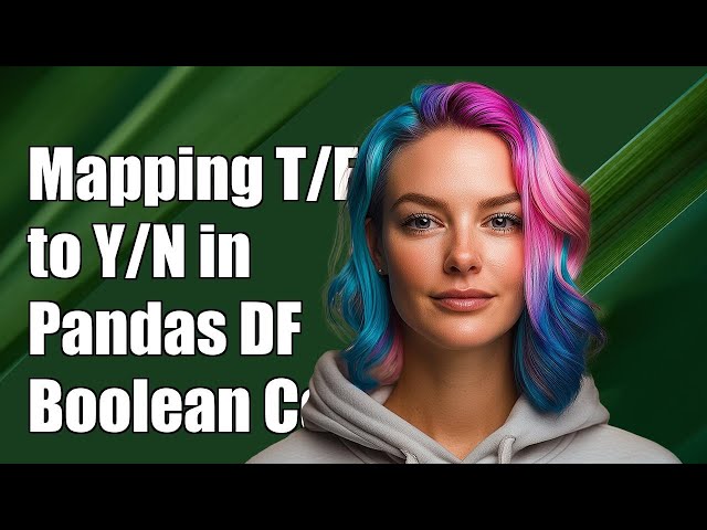 Mapping True/False to Yes/No in Pandas DataFrame for Boolean Columns