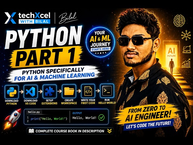 Python Part 1 | Python Setup for AI & Machine Learning
