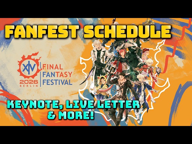 FFXIV: Fanfest EU 2026 Stage & Stream Schedule!