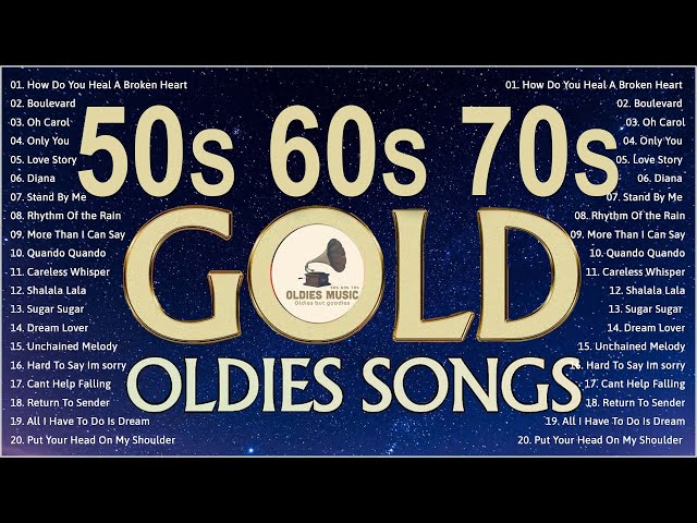 The Platters, Neil Sedaka, Paul Anka, Roy Orbison, Elivs, Engelbert - Oldies But Goodies 50s 60s 70s