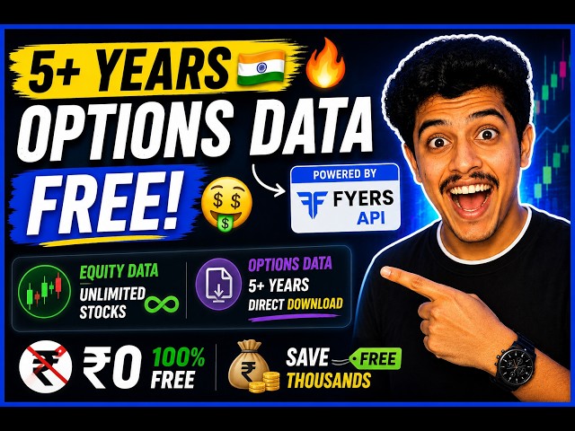 5+ Years of Options Data + Unlimited Equity Data (FREE)
