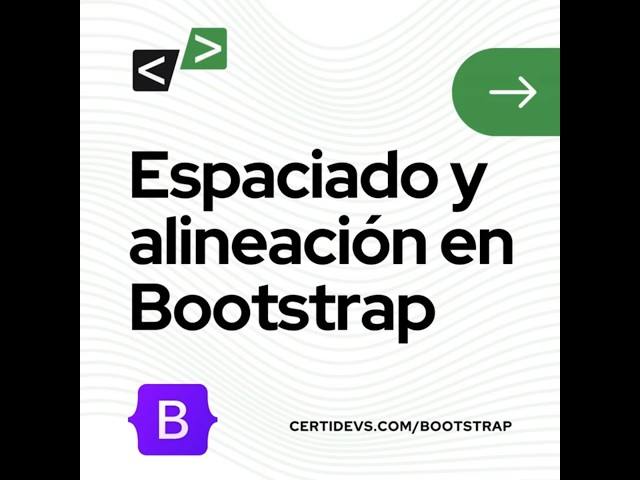 Bootstrap CSS espaciado y alineación