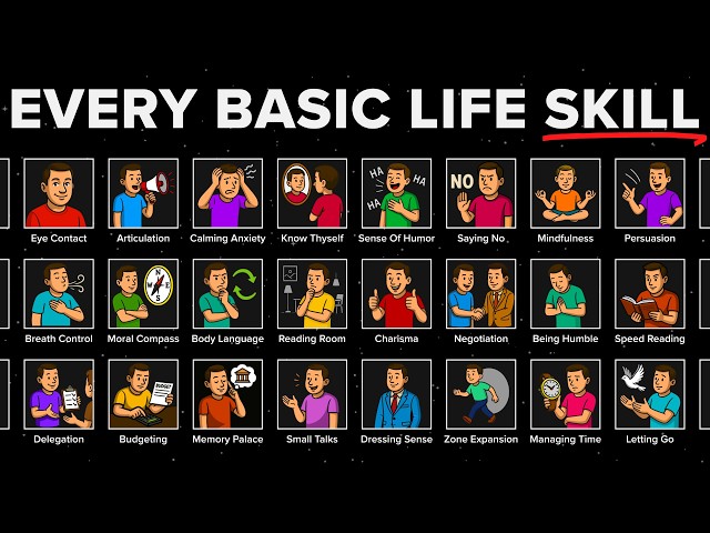 Every Basic Life Skill Explained to Fall Asleep to