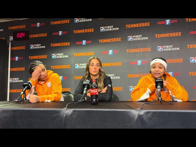 Lady Vols Basketball HC Kim Caldwell, Freshmen Mia Pauldo, Deniya Prawl REACT to Win Over Kentucky
