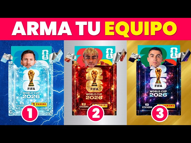 BUILD YOUR TEAM WITH WORLD CUP PANINI PACKS ⚽🏆 2026 WORLD CUP Quiz ⚽🔥 | 2026 WORLD CUP FINAL