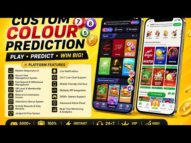 Color Prediction Platform Development | Complete Admin Panel & Features Demo 2026