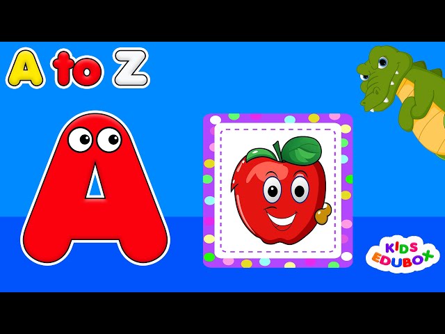 ABC Two words Learning For Kids | English Alphabet |  | Educational Video | A To Z Phonics