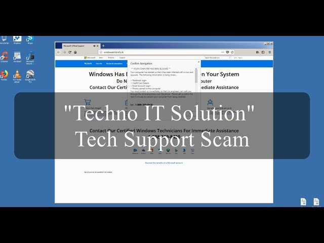 "Techno IT Solution" Tech Support Scam | How scammers 'fix' a computer