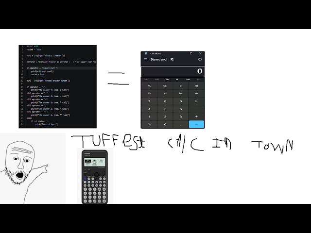 I made a calculator in python so YOU dont have to