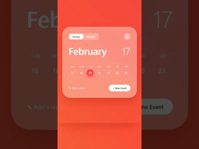 How to Create an Interactive Calendar in HTML CSS and JavaScript 2026 🔥