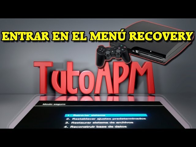 PS3 Como acceder al Menú Recovery (PS3 Slim)