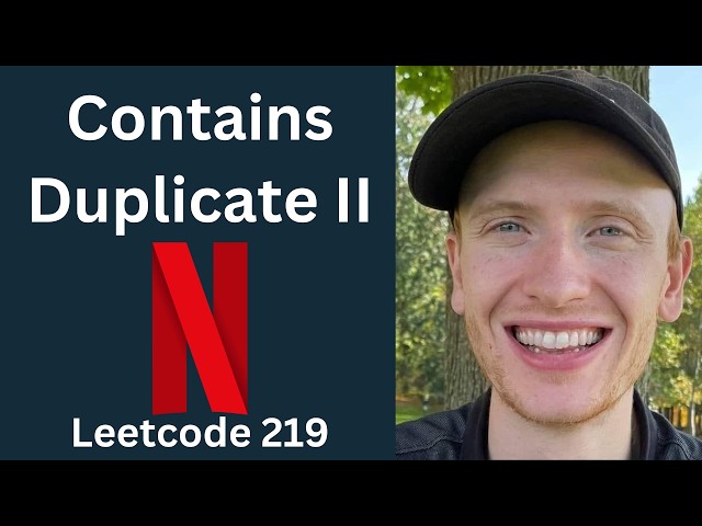 Contains Duplicate II - LeetCode 219 - Sliding Window (Python)