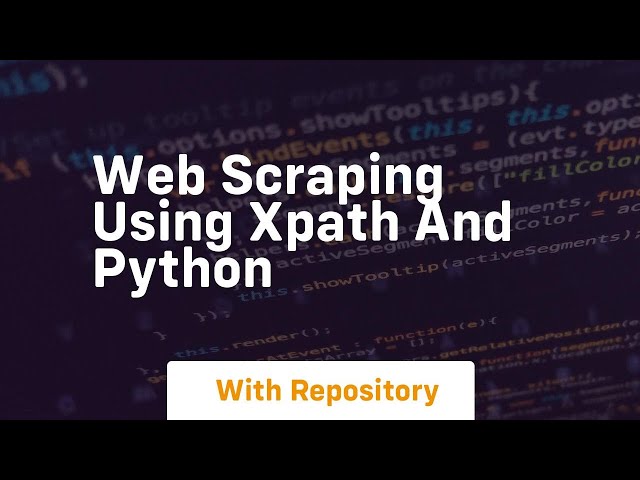 Web scraping using xpath and python